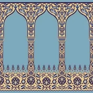 Sky Blue Hira Masjid Carpet